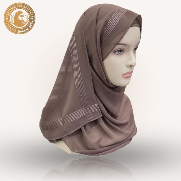 شيفون كريب تطريز