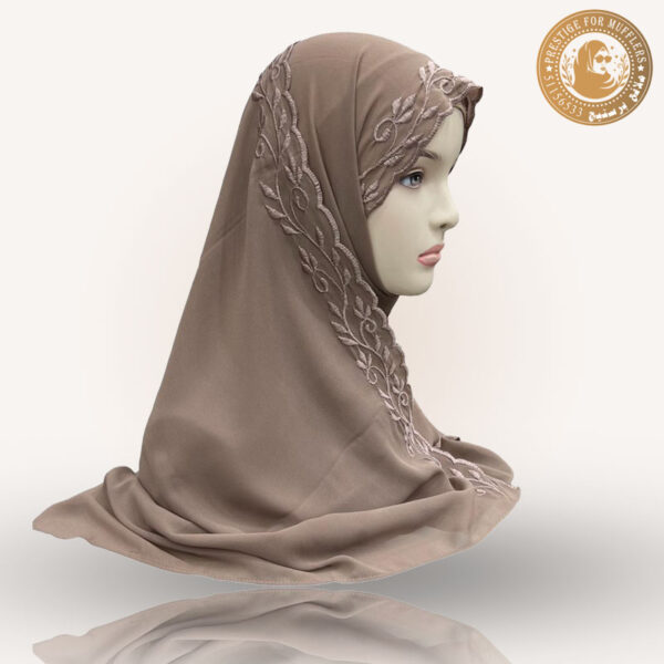 شيفون كريب تطريز