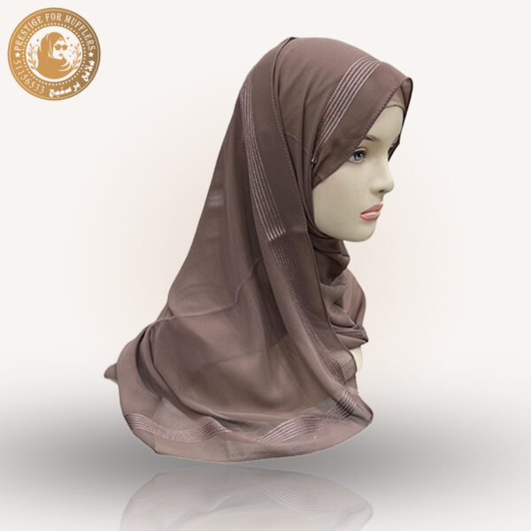 شيفون كريب تطريز