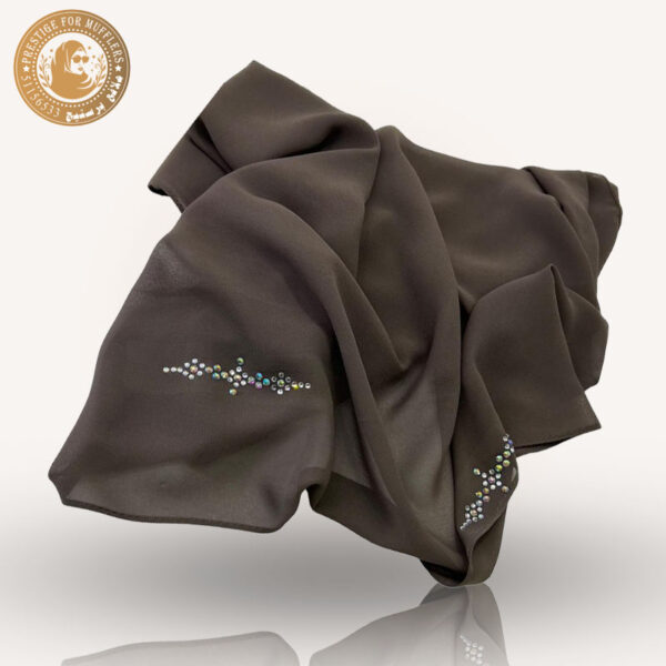 شيفون كريب مع اسوارفسكي