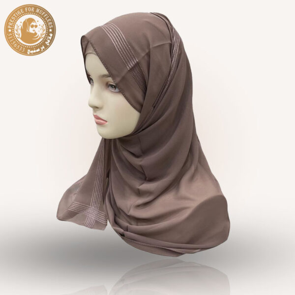 شيفون كريب تطريز