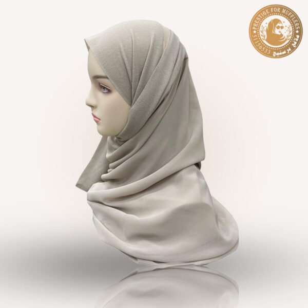 حجاب العباية شيفون كريب و الحاشيه شاش تركي