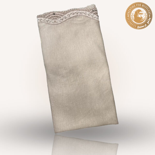 شاش تركي مع حاشيه دانتيل تطريز